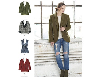 Simplicity Pattern 8468 Misses' Unlined Jacket and Vest