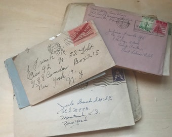 Random Vintage Letters, Junk Journal, Ephemera, Vintage Ephemera, Letters, Old Letters, Vintage Paper