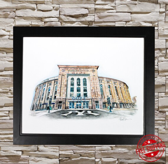 Ny Yankees Art Print Wall Decor New