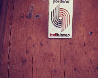 Vintage Portland Trailblazers Enamel Pin