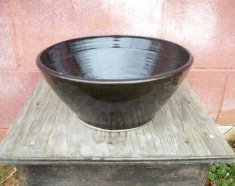 Black Porcelain Vessel Sink, Bathroom Sink, Kitchen Sink