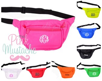 Monogrammed Fanny Pack / Personalized Fanny Pack / Bright Fanny Packs