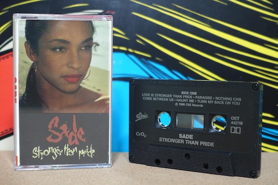 Stronger Than Pride by Sade Vintage Cassette Tape