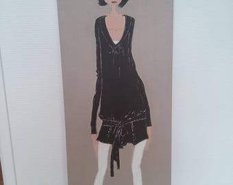 female mannequin made of acrylic painting