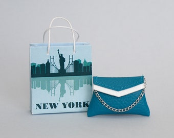 Barbie handbag with shopping bag for Barbie, Silkstone Barbie, Fashion Royalty, Poppy Parker