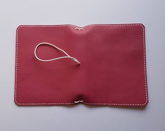 Deep Raspberry Super Soft and Textured Travelers Notebook