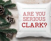 Items similar to Christmas Vacation Movie Throw Pillow Cover - National Lampoon - "Are You ...
