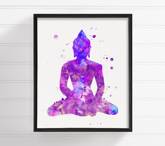 Watercolor Buddha Buddha Art Print Buddha Painting Buddha