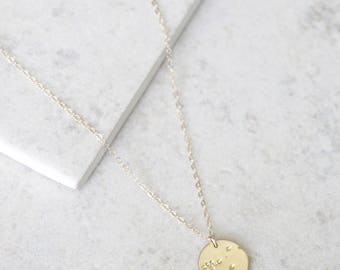 Wish Necklace - 14k Gold Filled or Sterling Silver - Everyday Jewelry