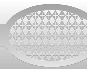 Crafti-Ness Christmas Argyle Pattern Stencil #818