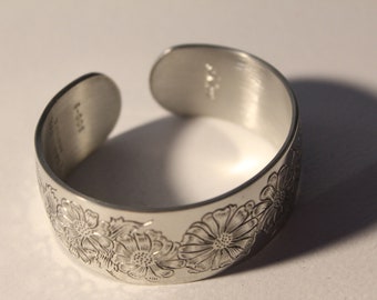 Vintage Pewter Bracelet by Kirk Stieff "Aster"
