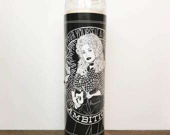 Dolly Parton Ambition // 7 Day Altar Candle, Saint Candle