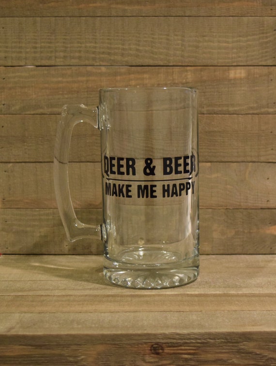 deer beer mug vinyl decal oversized beer mug