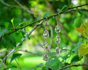 Kunzite earrings, pink kunzite, kunzite earrings earrings