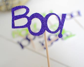 Halloween Cupcake topper, Halloween cupcake, Halloween Party, Boo cupcake topper
