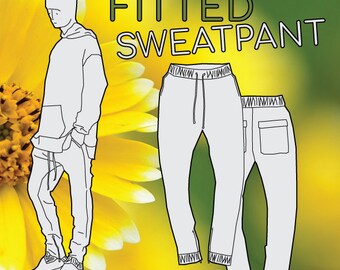 Jogger Pant PDF Sewing Pattern S M L XL