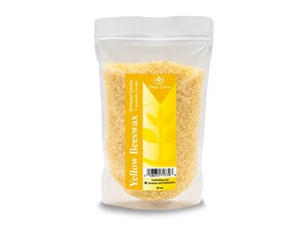 Beeswax Yellow Pastilles Pellets Granules Premium Quality, Cosmetic Grade, Triple Filtered