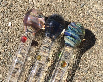 Tall Smoothie Stir Sticks Set of 3 by OceanBeachGlass