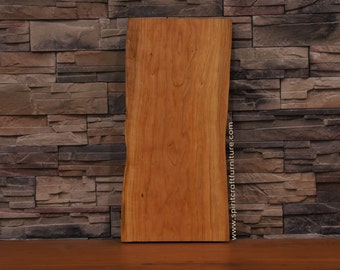 Cherry Live Edge Table Top- Finished and ready to put on your legs or one of ours. 412