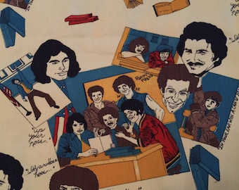 Vintage Welcome Back Kotter Fabric