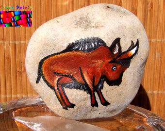 Pebble medicine Native American shamanism - Totem the Buffalo - "Thathanka"