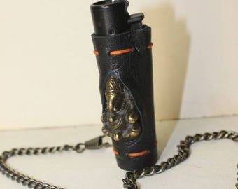 steampunk lighter holder