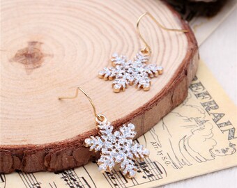 Winter Wonderland Snowflake Earrings