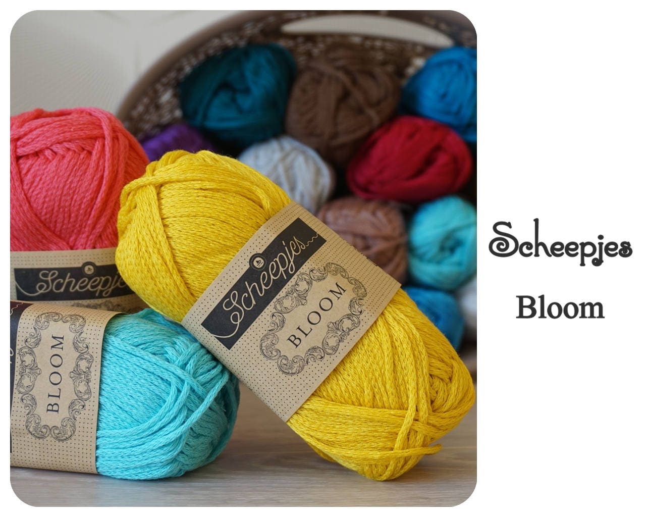 Scheepjes Bloom Cotton yarn Amigurumi yarn Ready to ship