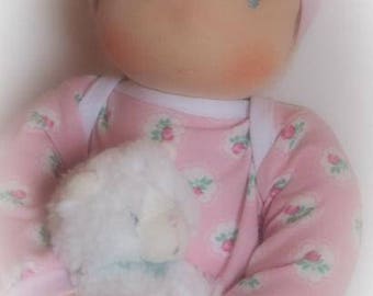 waldorf doll waldorfdoll babydoll baby pop zonnekind pop 42 cm