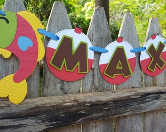 Fishing Birthday Banner