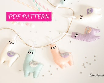 llama template etsy