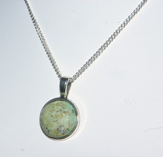Chrysocolle Choker Pendant, Chrysocolle Necklace, Natural Gemstone Jewelry. Energy Healing, Crystal healing, Crystals, Reiki, Healing