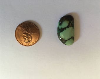 4 Natural Royston Turquoise Cabochons REDUCED