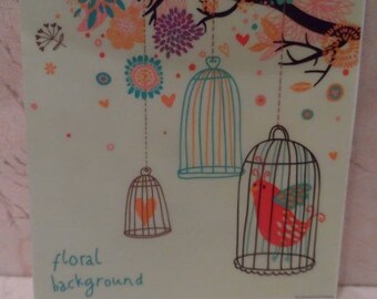 Sticker wall switch "birdcage" collection