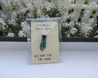 Tie Tack - #1 Dad cravate