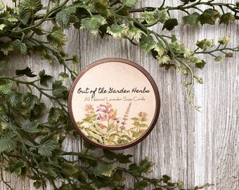 All Natural Lavender Sage Candle