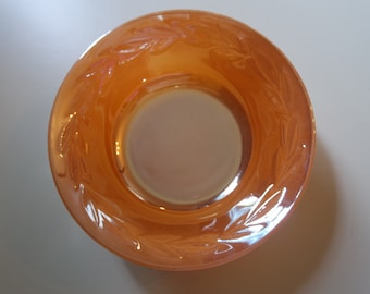 FireKing Peach Lusterware Bowl