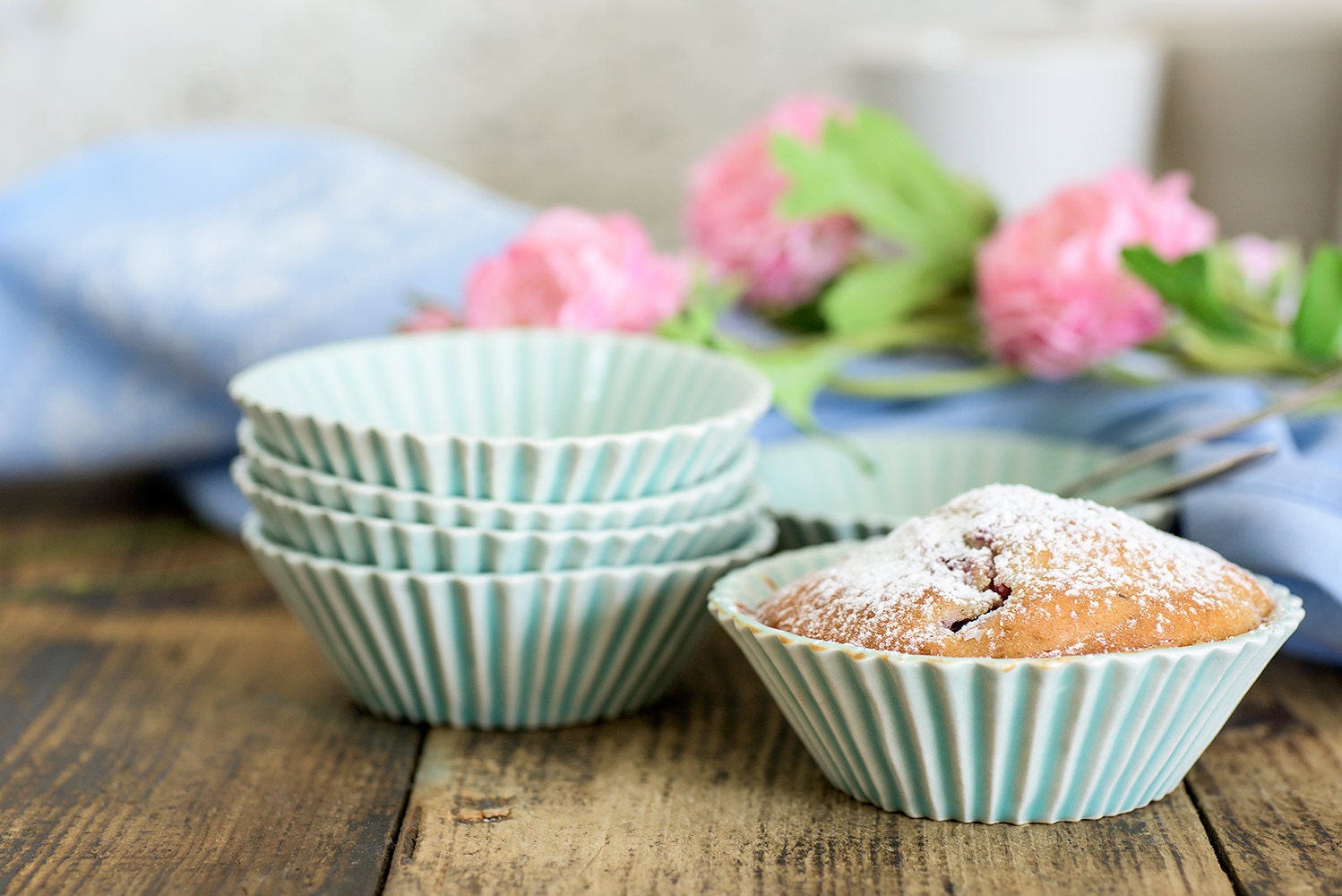 Ceramic Baking Dish Set of 4 Ceramic Cupcake Baking Cups