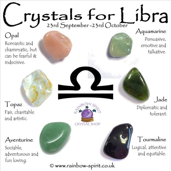 Libra Birthstones Crystal Set