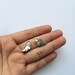DIY Retro Vintage Silver and Bronze colors Bird Wings Charms 17x10mm 30pcs T307