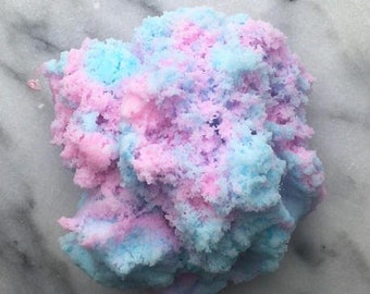 Free shipping Cotton Candy Cloud Fluffy two colour Slime