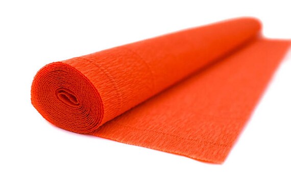 Crepe Paper Roll-140g. 981 Orange-Gift Wrapping Paper Paper
