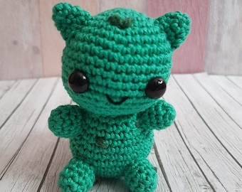 Pokemon Amigurumi Bisasam Bulbasaur Amigurumi versandfertig / ready to ship