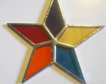 hanging star tiffany 5 branches, and 5 colors