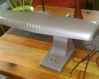Dazor Industrial Double Goose Neck Desk Lamp