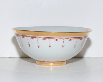 Vintage Chinese Porcelain Rice Bowls, Set of 10