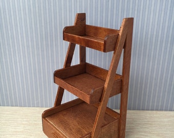 1/12 Scale Miniature multifunctional shelf with drawer