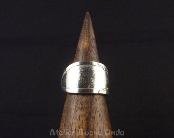 Simple "Massive" silver spoon ring