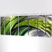 Green Metal Wall Art Large Wall Sculpture Modern Art Work