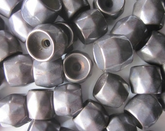 Barrel Acrylic Beads 12x9mm 14 Beads